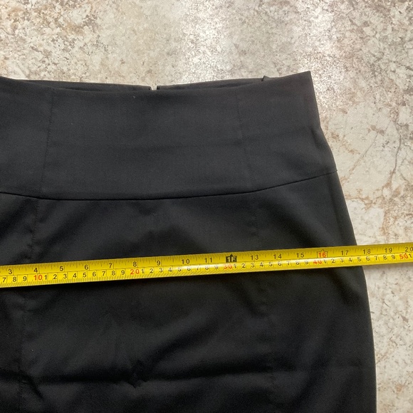Sisley black high-rise pencil skirt size US 8 new with no tags - Picture 7 of 9